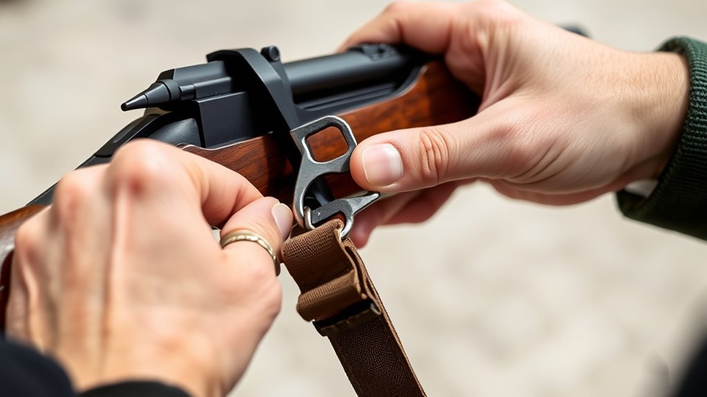 attaching rifle sling step by step