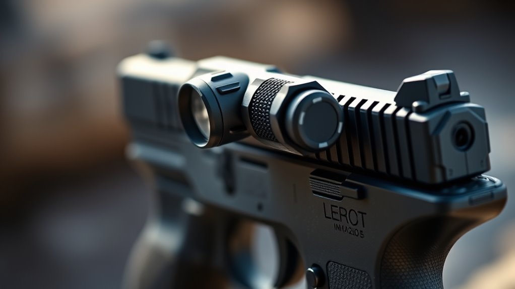 brightness beam laser mounting