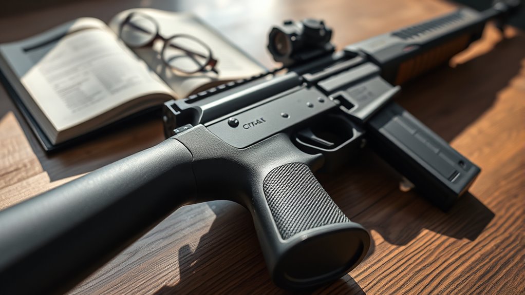 checking rifle grip legality