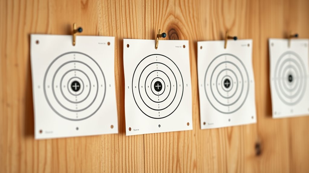 choose appropriate weather resistant targets