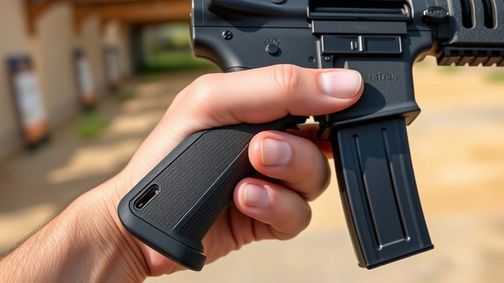 choose comfortable ergonomic grip