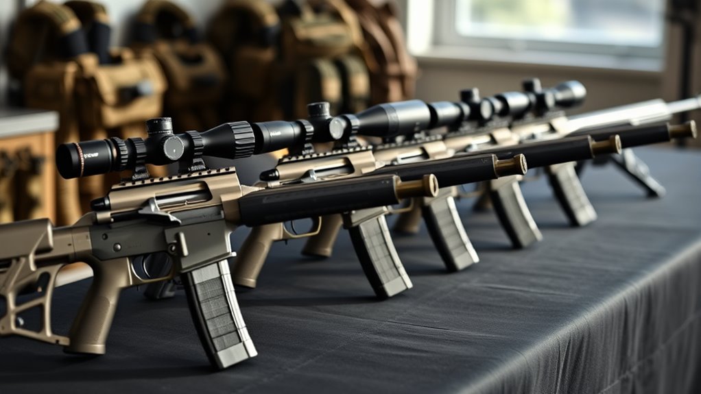 choose lightweight balanced rifle