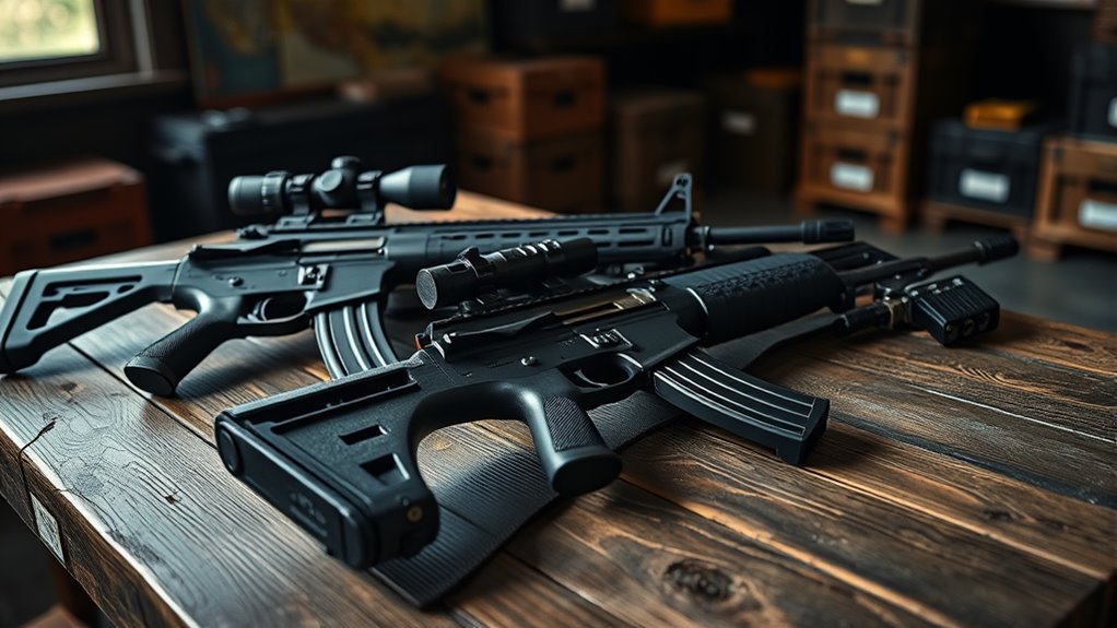 choose rifles with high damage
