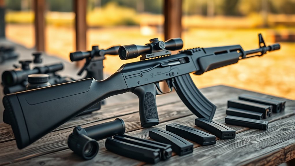 choose suitable caliber and accessories