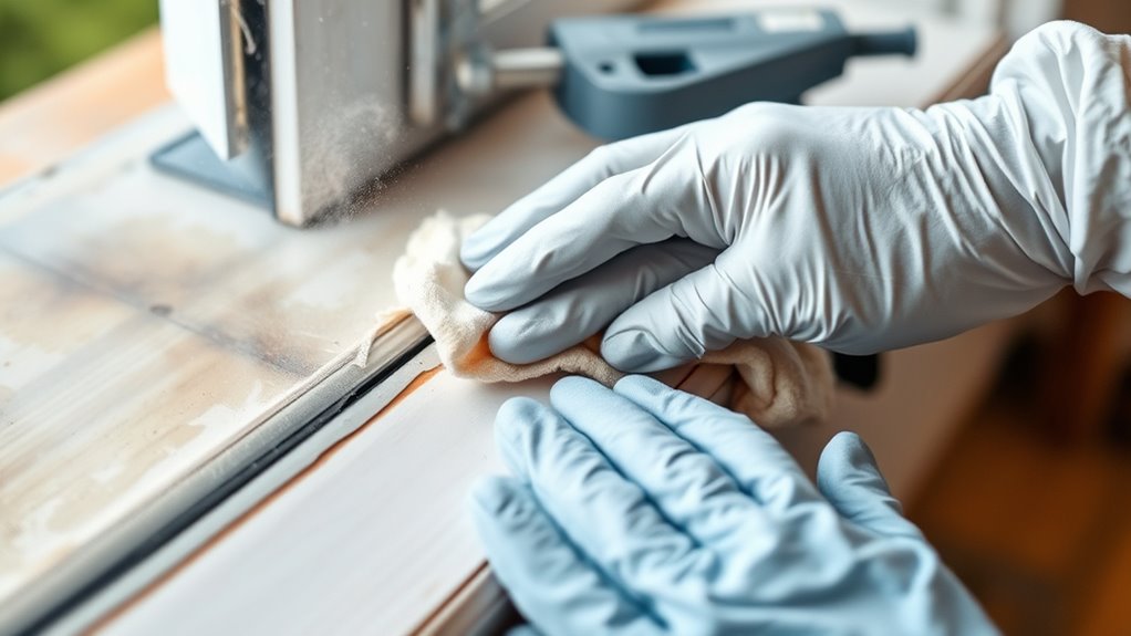 clean remove and dry thoroughly