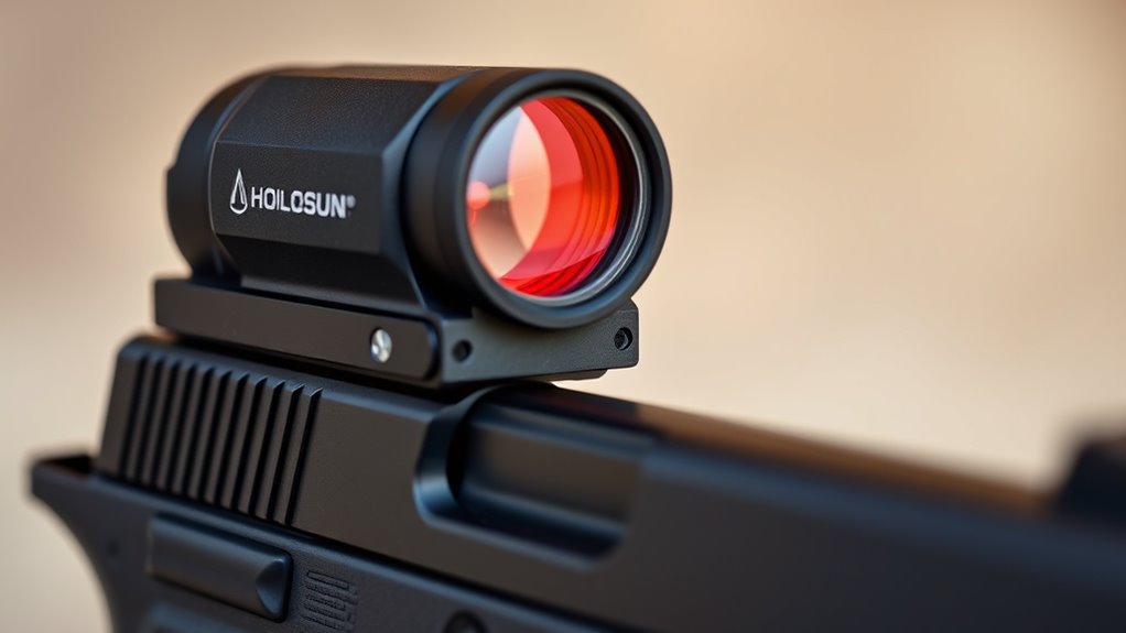 clear reticle and brightness