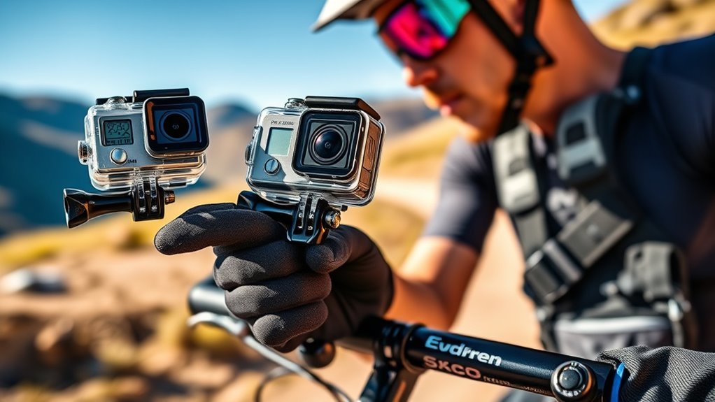 cycling action camera features