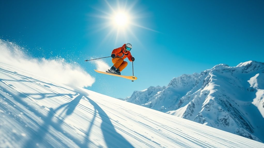 durable stabilized ski camera