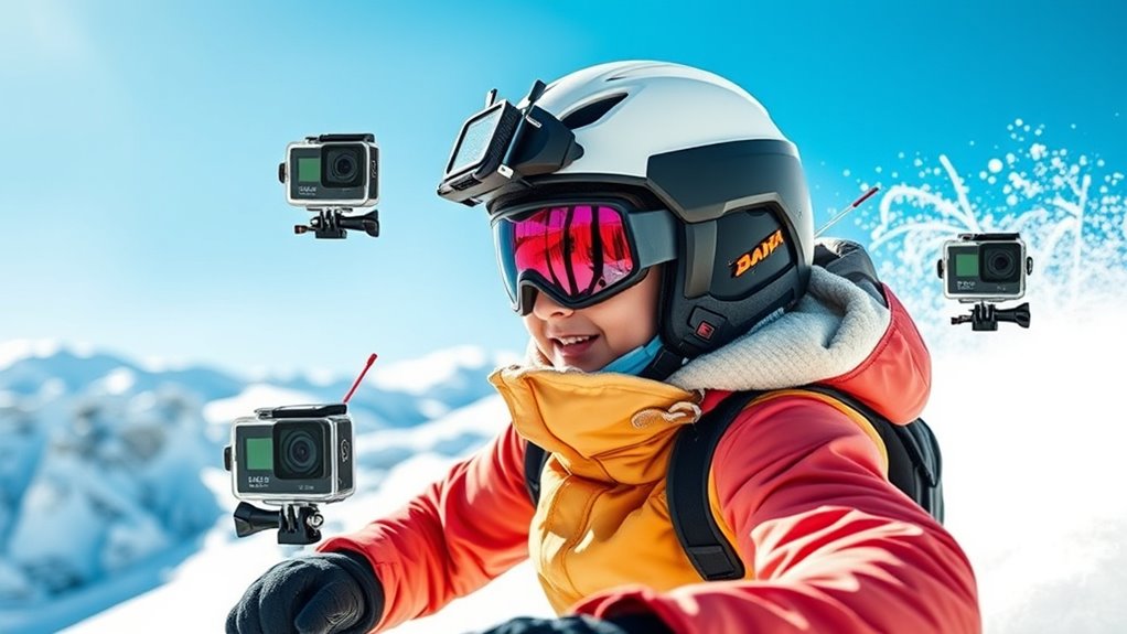 durable waterproof easy mount camera