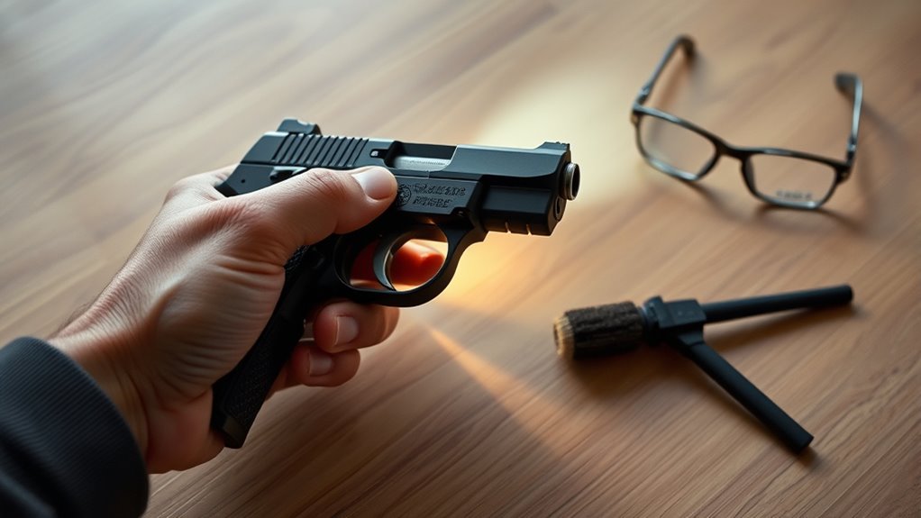 ensure firearm is unloaded