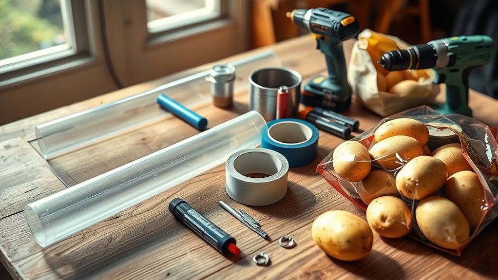 gather materials and tools