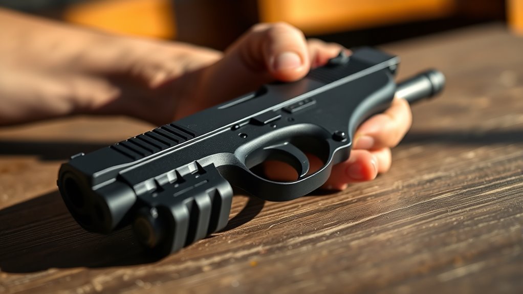 grip ergonomics barrel holster