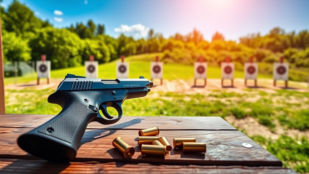 ideal pistol shooting distances
