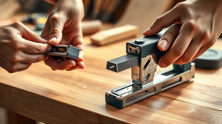 insert staples securely properly