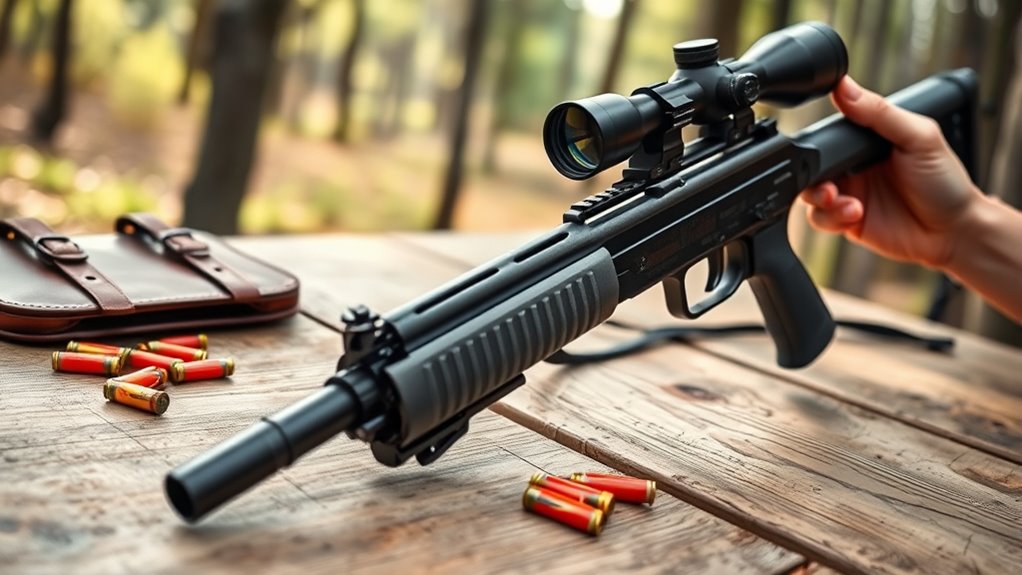 key shooting rifle features
