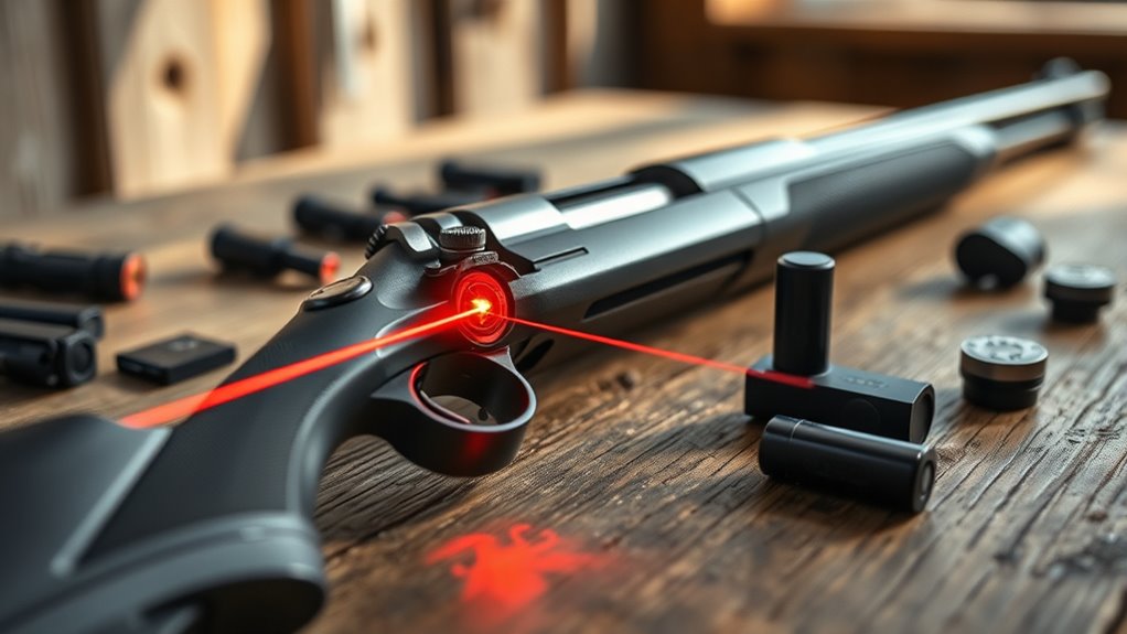 laser visibility and durability