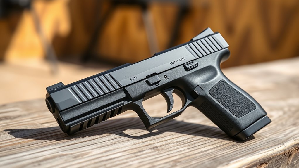 left handed ergonomic pistol features