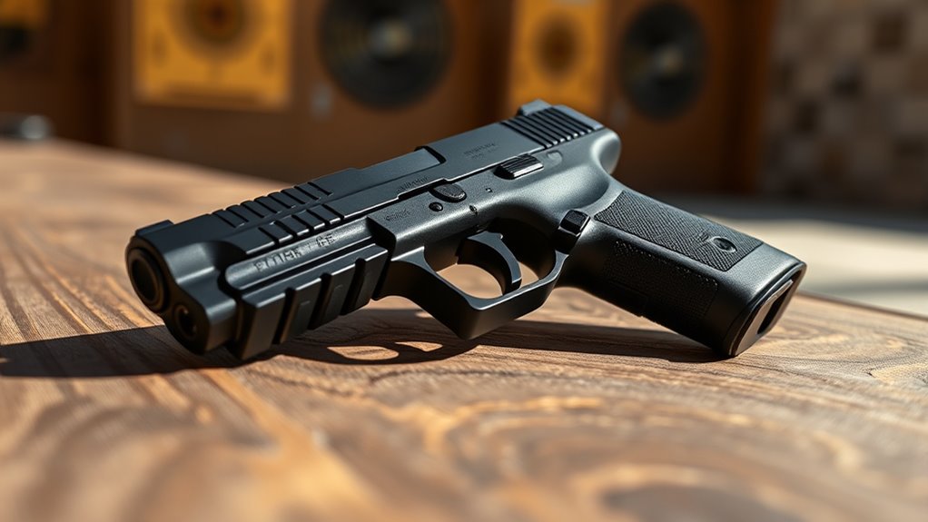 left handed ergonomic pistol features