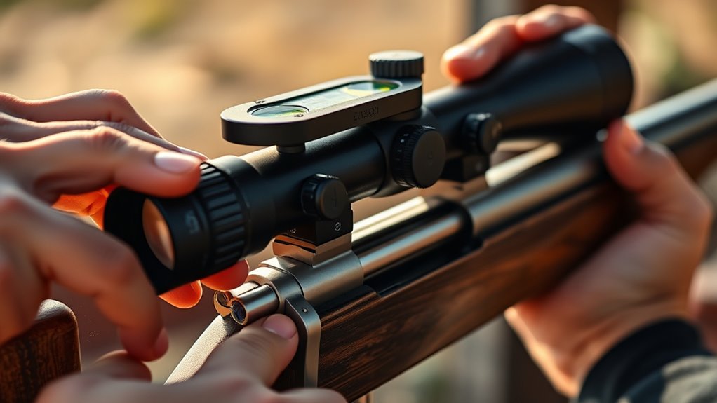 level rifle scope accurately
