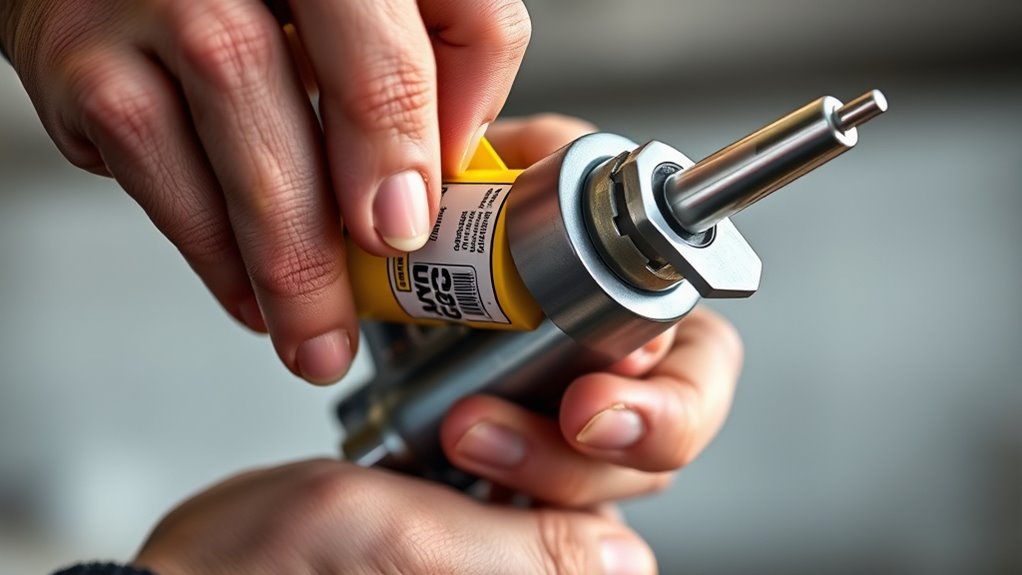 loading a grease gun