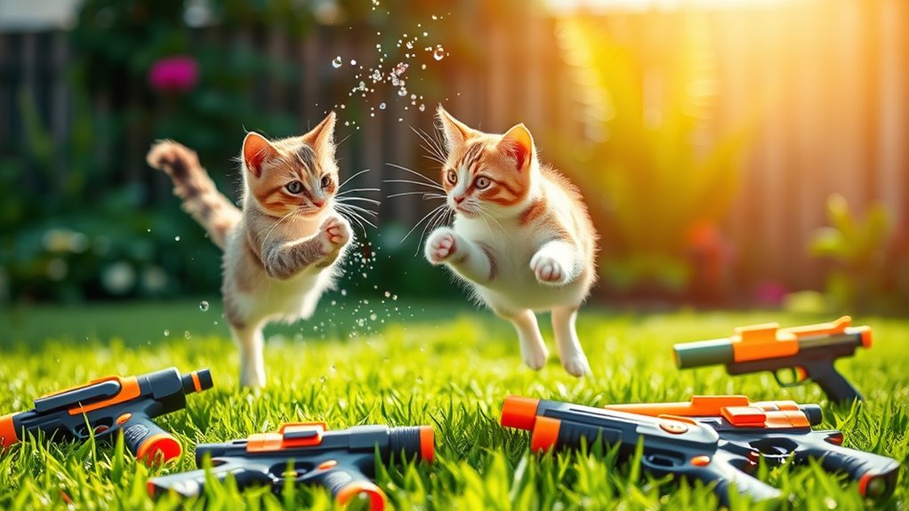 long range cat water pistols
