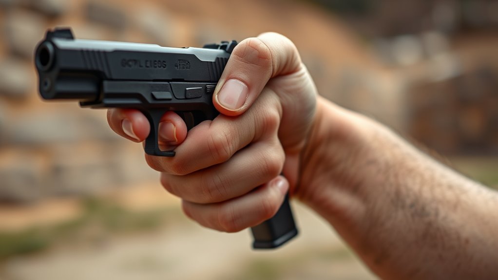 maintain consistent grip pressure