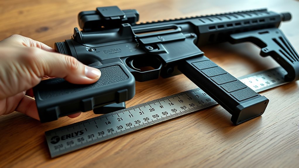 measure ar pistol length accurately