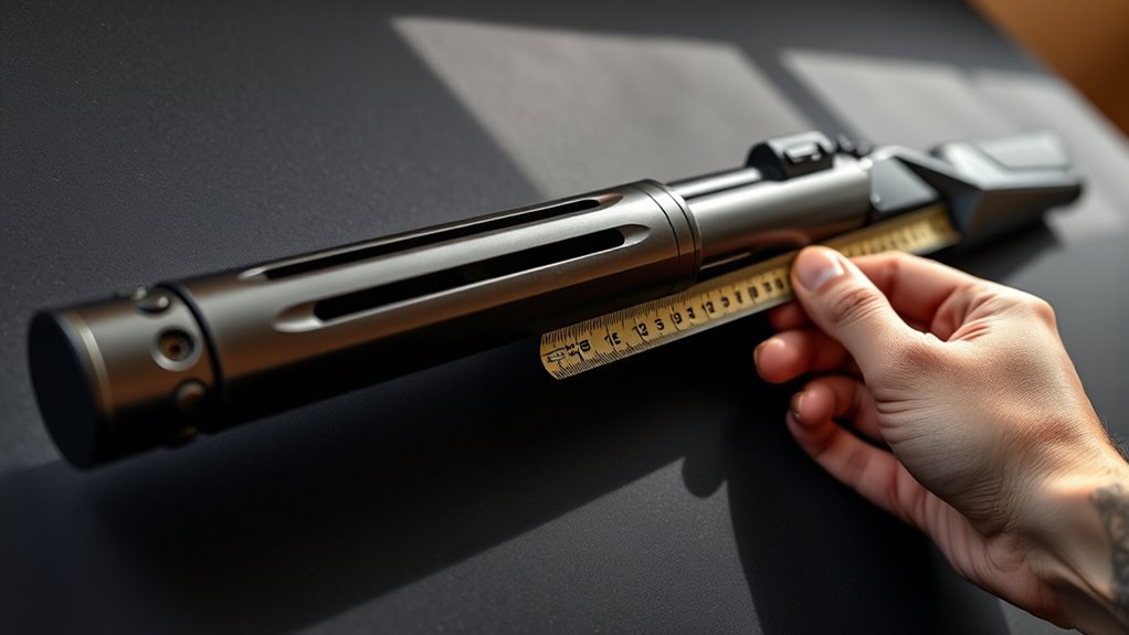 measure barrel and overall