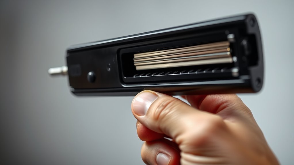 open staple gun for loading