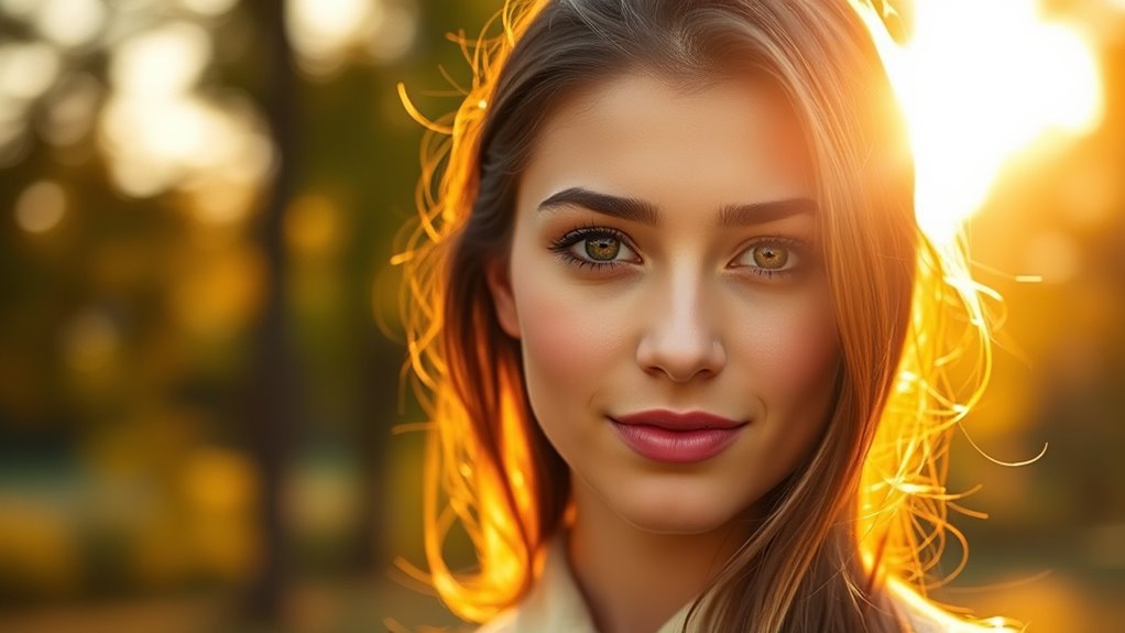 optimal outdoor portrait settings
