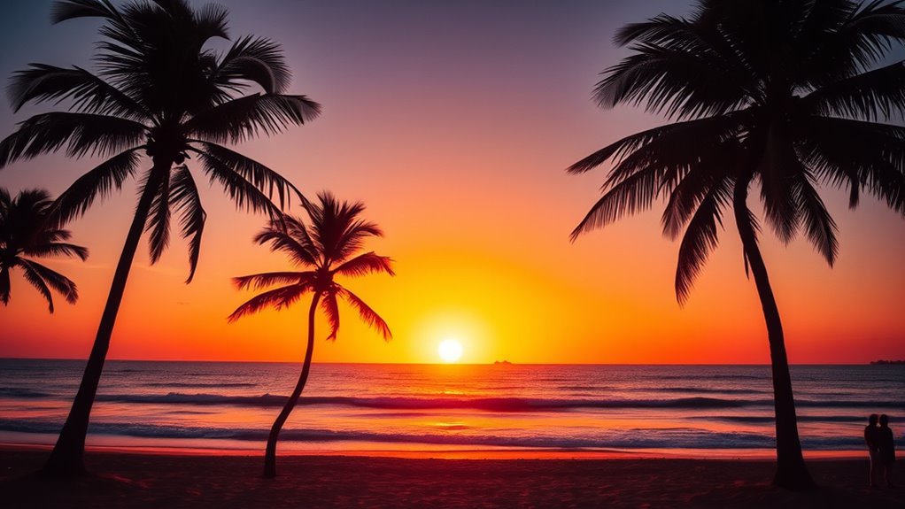 optimal sunset photography settings