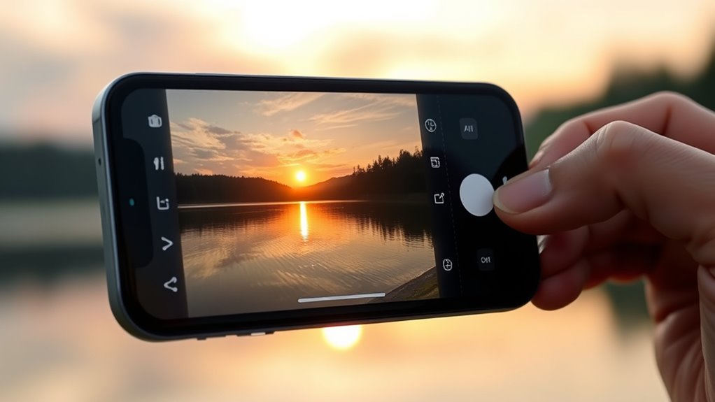 optimize lighting and focus
