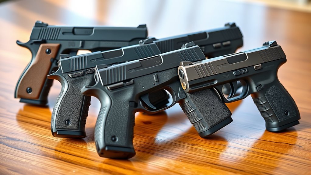 pistol features and ergonomics