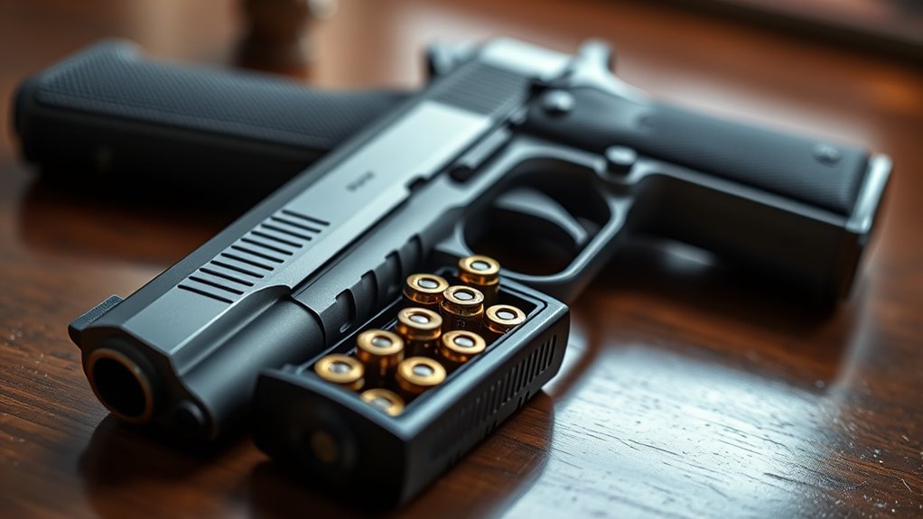 pistol magazine capacity size