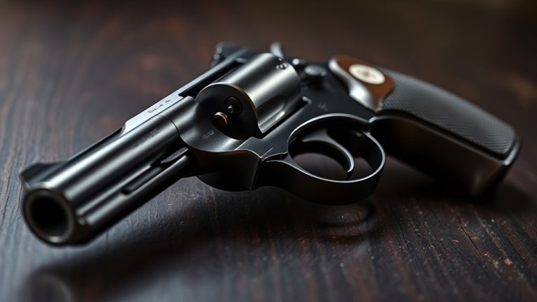 pistol with two triggers