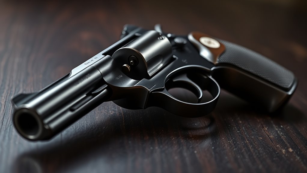 pistol with two triggers