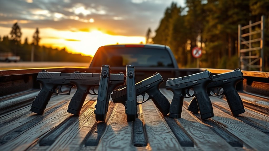 portable accessible durable firearm
