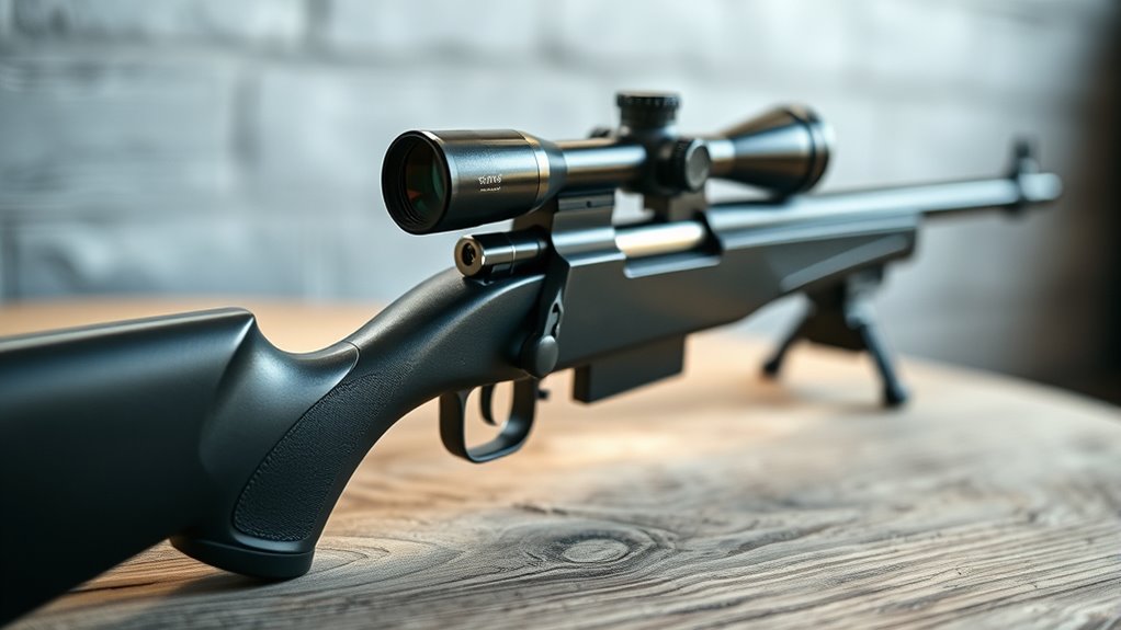 powerful firearm with high caliber