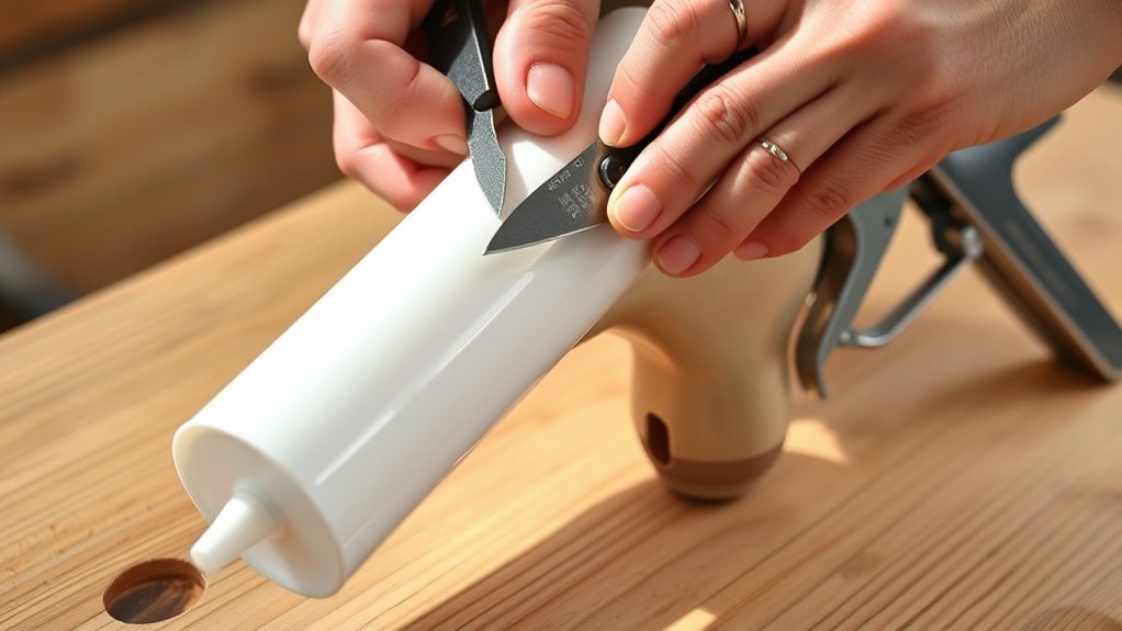 prepare cut puncture clear