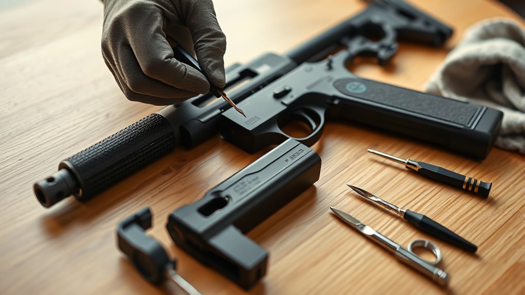 proper firearm disassembly procedure