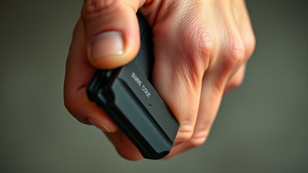 proper grip and finger placement