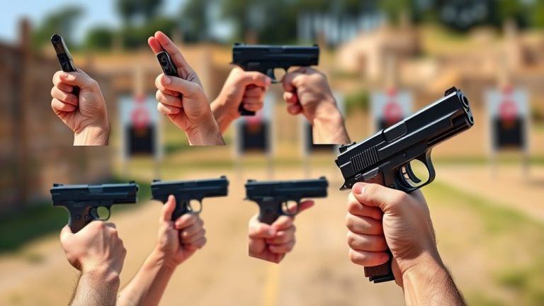 proper pistol grip technique