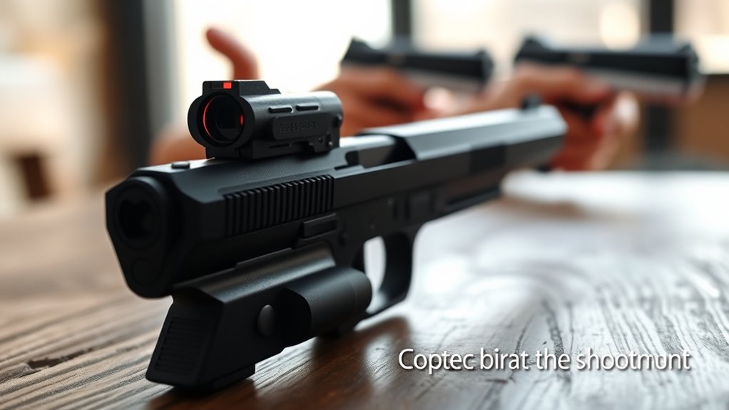 proper pistol red dot installation