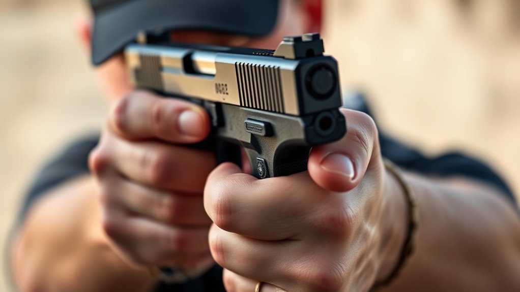 proper pistol shooting technique