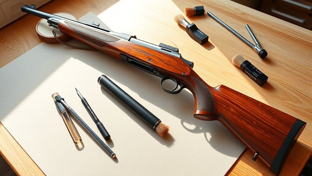 proper rifle cleaning setup