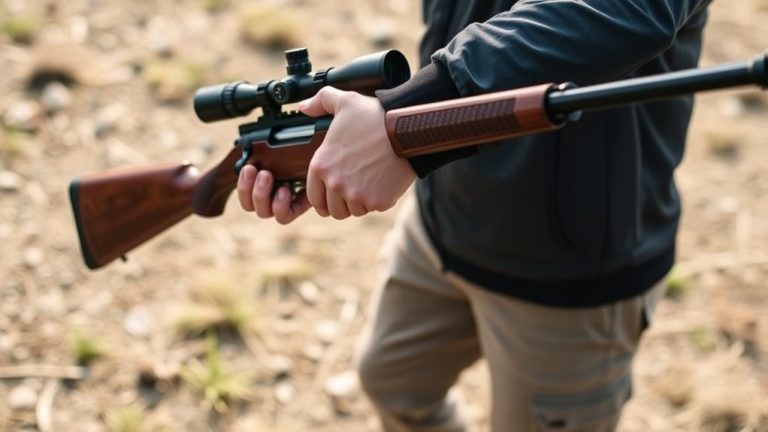 proper rifle holding technique