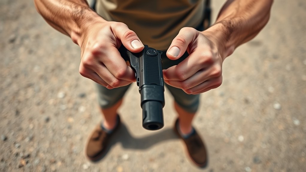proper shooting stance and grip