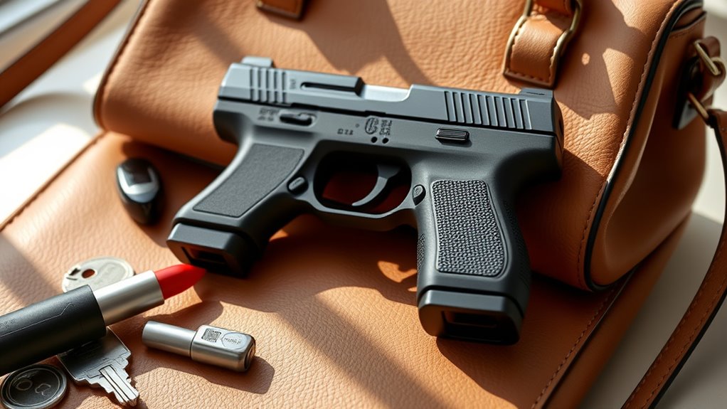 purse friendly secure accessible firearm