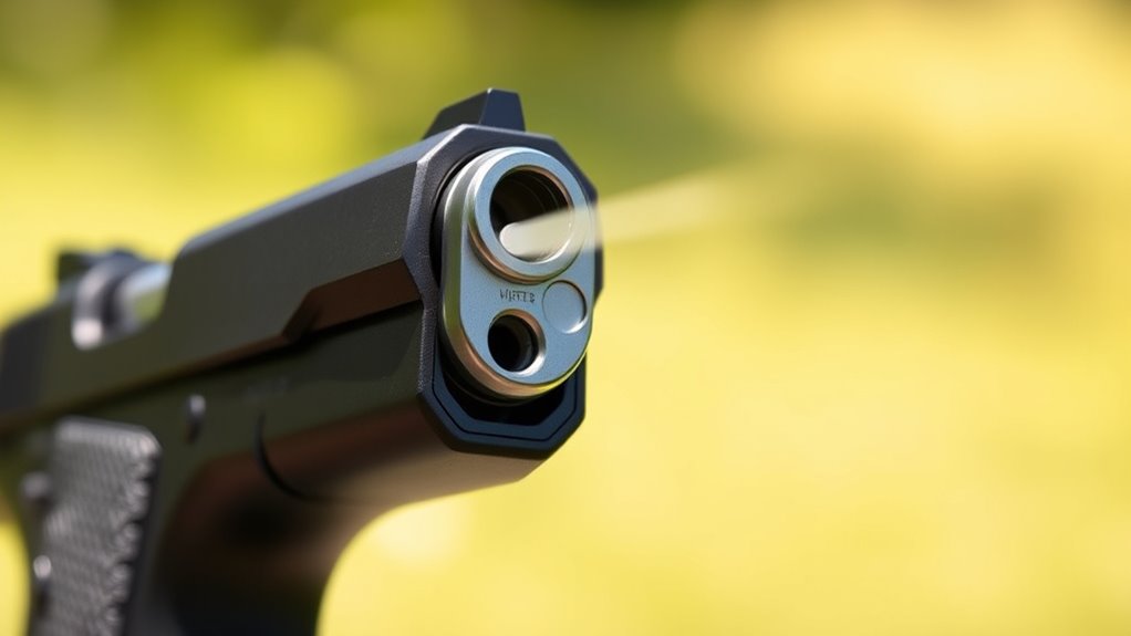 reduces muzzle rise effectively