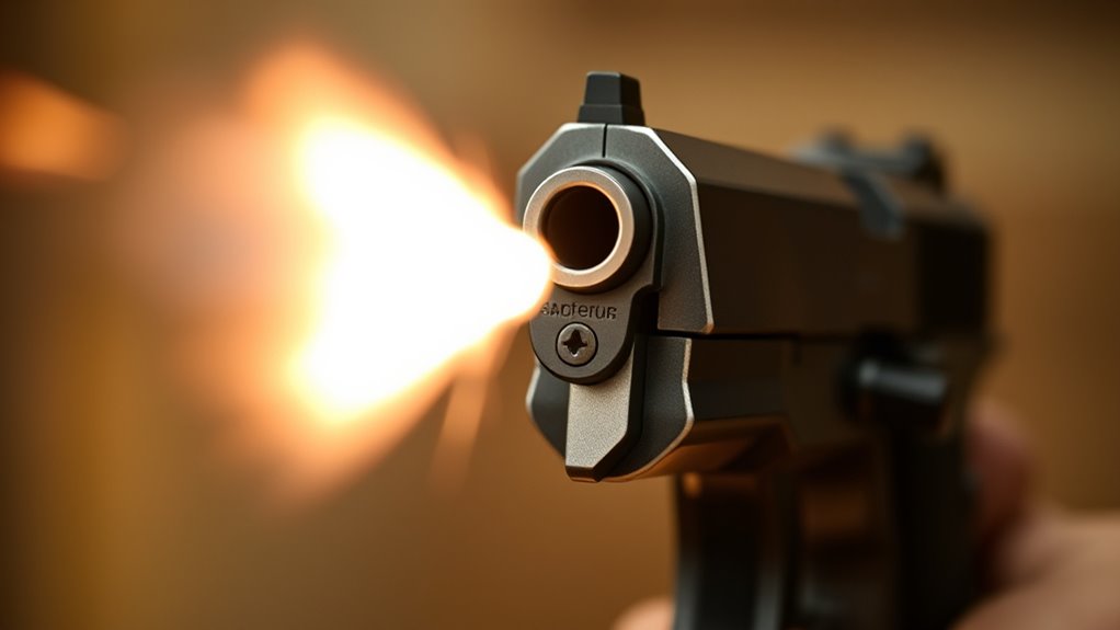 reduces recoil and muzzle rise